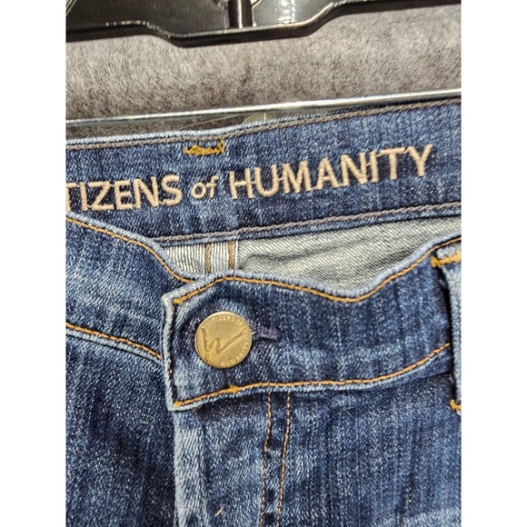Citizens of Humanity Drama Jeans Womens Size 29 Denim Blue Button Fly NWT - Picture 3 of 11